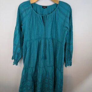 Sundance Tolani Vivi Peasant Dress, Sz XL